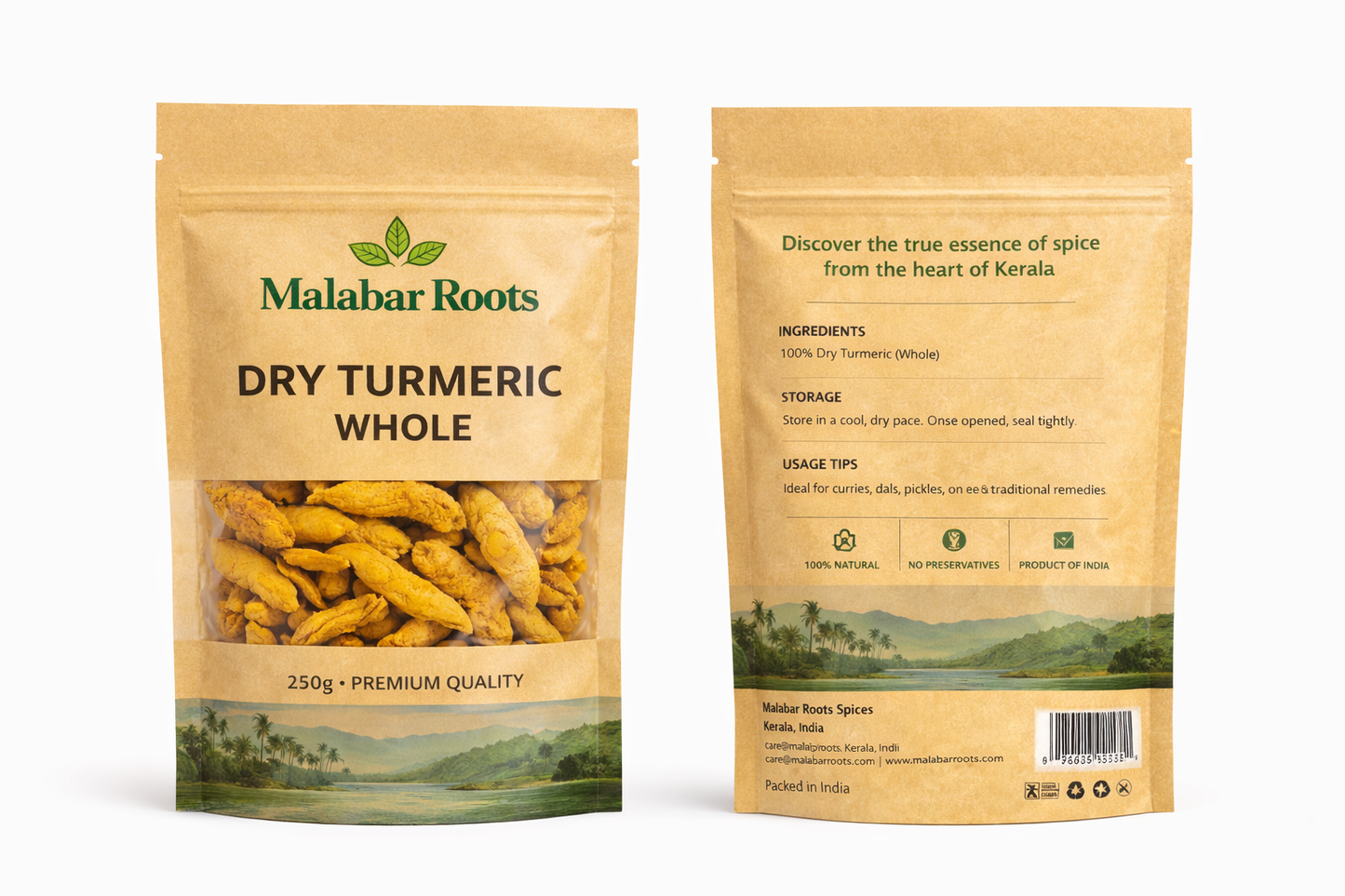 Dry Turmeric (Whole) – 250g