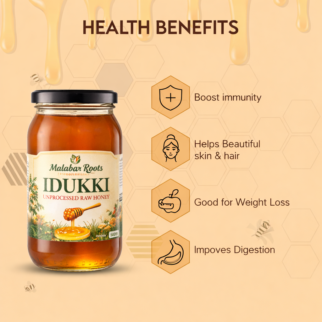 Unprocessed Forest Honey | Idukki (500ml)