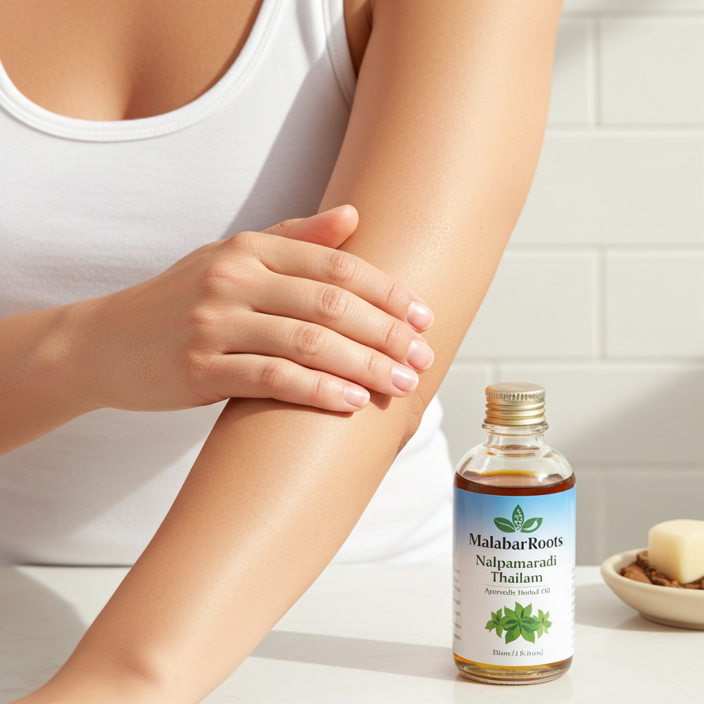 Nalpamaradi Thailam - Oil, 200 Ml, For Skin Ayurvedic